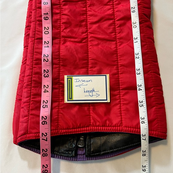 Vintage SKYR Retro Ski Snow Fitted Pants Removable Flare Padded Leg Size 8 EUC - Picture 15 of 15